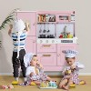 Kinder King Pretend Play Kitchen Wooden Toy Set for Kids w/Lights & Sounds, Utensils, Oven, Microwave, Gift for Boys Girls Age 3+ - 2 of 4