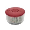 KitchenAid Salad Spinner: Large 7.43 Qt Red Plastic Lettuce Spinner, Hand Wash, 2-Piece Set - 3 of 4