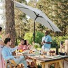 LOVMOR 7.5ft * 7.5ft Patio Umbrella with Crank and Push Button Tilt,Red - 3 of 4