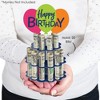 Big Dot of Happiness Cheerful Happy Birthday - DIY Colorful Birthday Party Money Holder Gift - Cash Cake - 2 of 4