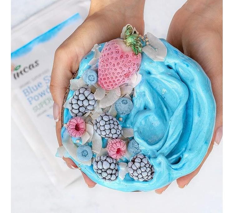 INCAS 100% USDA Organic Blue Spirulina Powder (Phycocyanin Extract), 1 Ounce | 28 Servings, 3 of 4