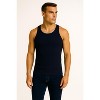 Galaxy By Harvic Men's Heavyweight Ribbed Tank Top-2 Pack - 3 of 4