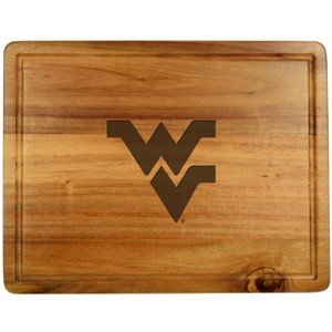 NCAA West Virginia Mountaineers Extra Large Acacia Cutting, Charcuterie Board - 1 of 4