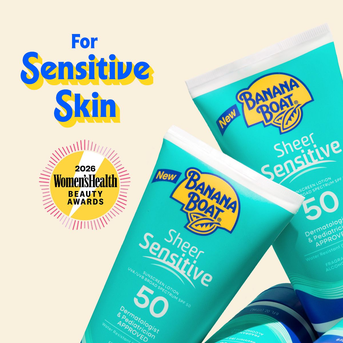 Banana Boat Sheer Sensitive Sunscreen Lotion - SPF 50 - 6oz - thumbnail 4