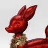 Christmas Plastic Deer Ornament Red - Wondershop™ - 3 of 3