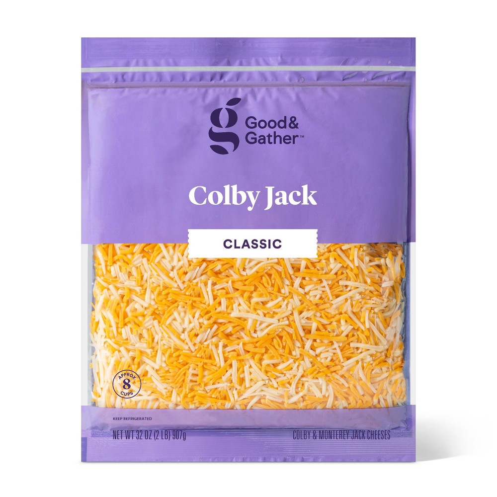 COLBY JACK CLASSIC SHREDDED COLBY & MONTEREY JACK CHEESES