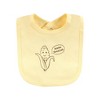 Touched by Nature Unisex Baby Organic Cotton Bibs, Peas And Thank You, One Size - 4 of 4