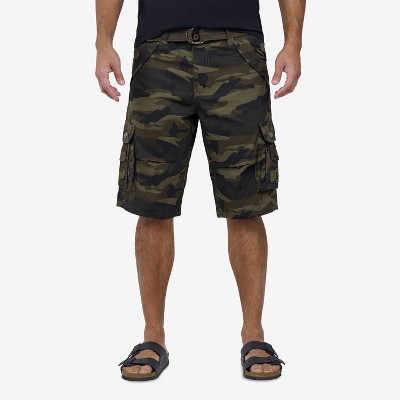 X RAY Men's Classic Fit 12.5" Inseam Knee Length Cargo Shorts (Big & Tall)