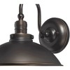 Minka Lavery Modern Outdoor Barn Light Fixture Oil Rubbed Bronze LED 9 3/4" Rain Glass Diffuser for Post Exterior Porch Yard Patio - 3 of 3