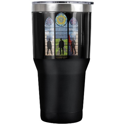 Supernatural Stained Glass Steel Tumbler 30oz Coffee Travel Mug