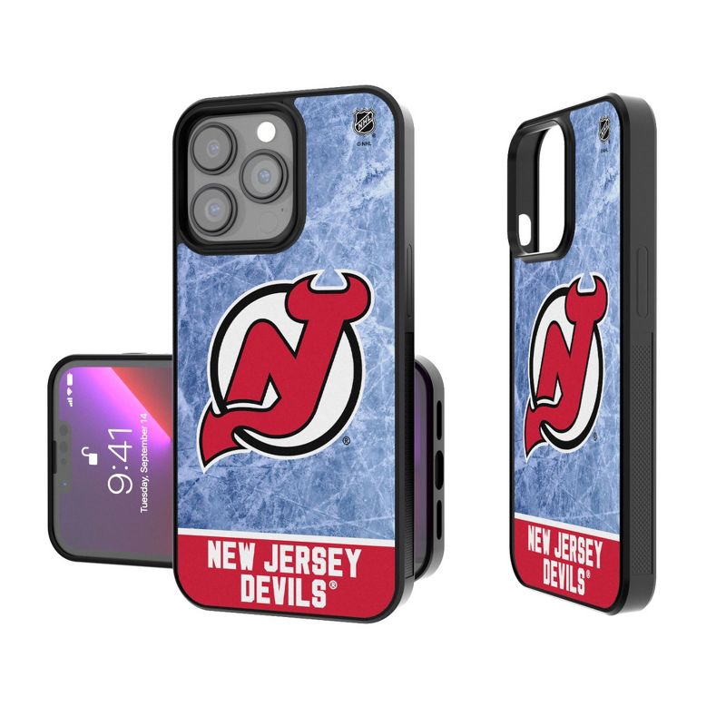 Keyscaper New Jersey Devils Ice Wordmark Bump Phone Case, 1 of 7