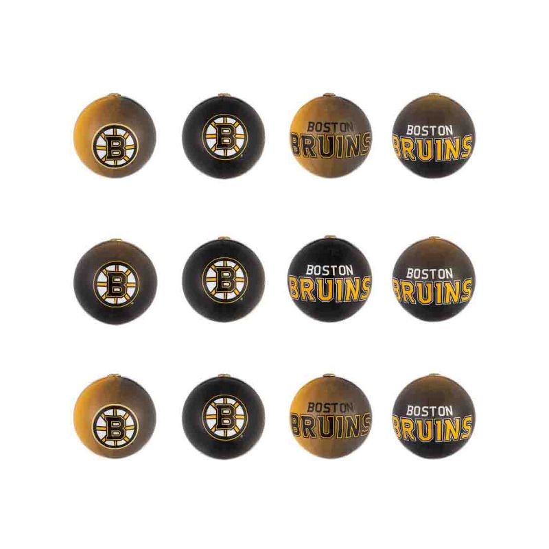 Evergreen Holiday Ball Ornaments, Set of 12, Boston Bruins, 1 of 5