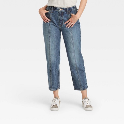 Women's Curvy Fit High-Rise Vintage Straight Jeans - Universal Thread™  Medium Blue 4