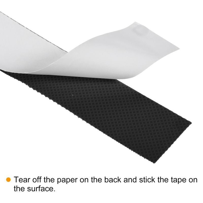 Unique Bargains Anti Slip Grip Tape Traction Tape for Stairs Black 1.2" x 32.8 Ft, 4 of 6