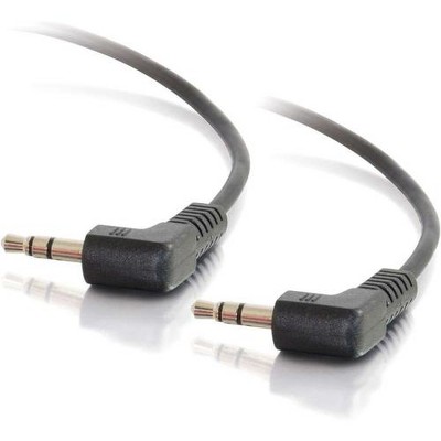 C2G 1.5ft 3.5mm Right Angled M/M Stereo Audio Cable - 1.50 ft Audio Cable for Speaker - First End: 1 x Mini-phone Male Stereo Audio