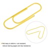 Unique Bargains Large Size Metal Prevent Tearing Pages Home Office Paper Clip 20 Pcs - 4 of 4