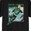 Green Lantern Core Guy Gardner on Black Ground Adult Crew Neck Short Sleeve T-shirt - 2 of 4