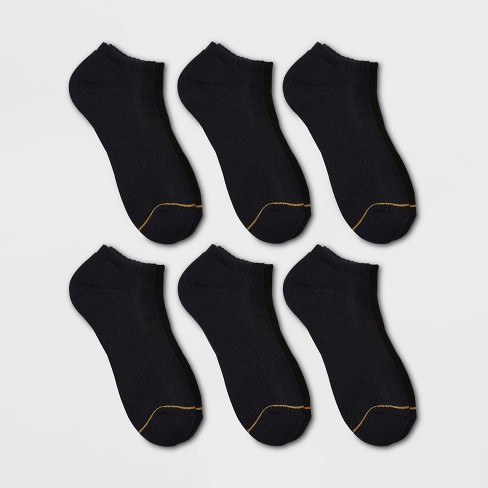 Signature Gold By Goldtoe Men's Modern Essential No Show Socks 6pk - 6-12.5  : Target