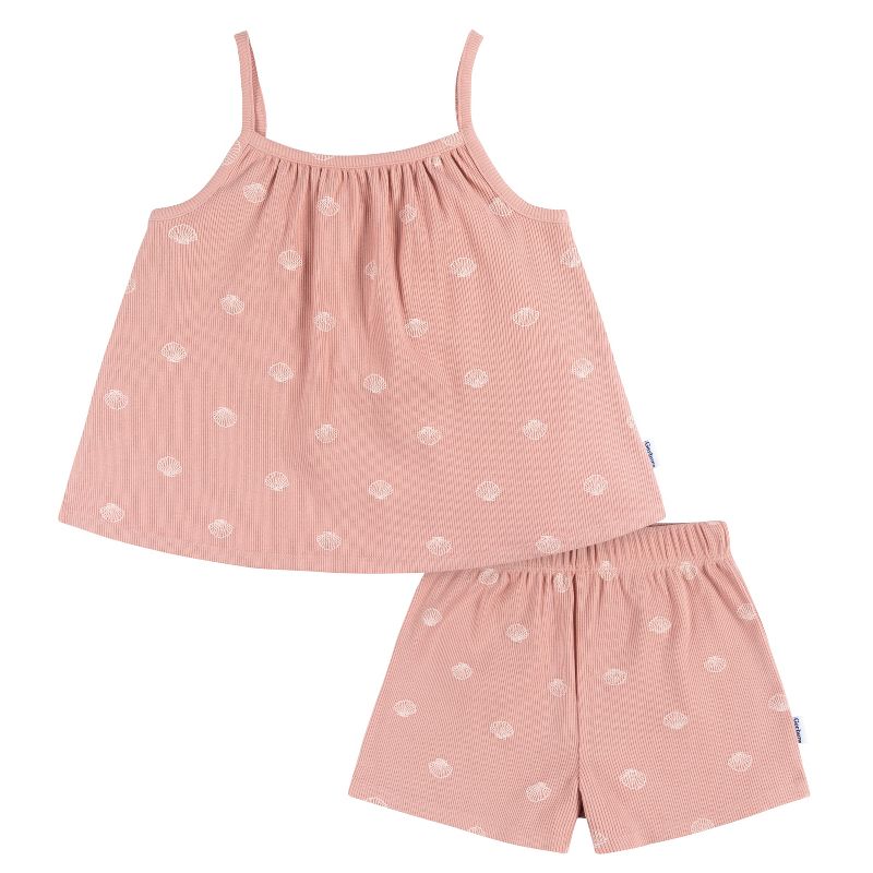 Gerber Toddler Girls' Shirt & Shorts Set - 2-Piece, 1 of 8
