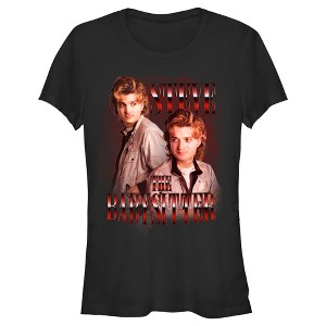 Juniors Womens Stranger Things Steve The Babysitter T-Shirt - 1 of 4