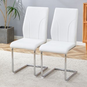 NicBex Dining Chairs Set of 2/4/6,Modern Kitchen Chairs with High Backrest and Metal Legs for Living Meeting Room,Bedroom - 1 of 4