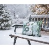 Snowman Climaweave Pillow – Season’s Frost Winter Accent 18x13 inch by Manual Woodworkers and Weavers - 3 of 3