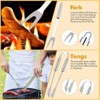 Itopfox 15-Piece Stainless Steel BBQ Grill Utensil Set with Carrying Bag - Professional Outdoor Cooking Tools, Ideal Gift for Grilling Enthusiasts - 3 of 4