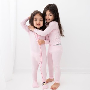 BELL プロフィール必須様 Kids LaMerPO　キッズ3 Bellabu Bear Bamboo Blush Pink Bamboo Kids Pajamas : Target