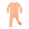 Bellabu Bear Baby Peach Fuzz Bamboo Convertible Footie - 4 of 4
