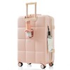 Whisen Luggage Set of 3, 20-inch with USB Port, Airline Certified Carry-on Luggage with Cup Holder, ABS Hard Shell Luggage - 3 of 4