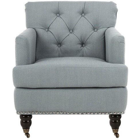 Colin Tufted Club Chair - Sky Blue - Safavieh. : Target