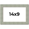 PosterPalooza | Photo Size Sculpted Blue Picture Frame - UV Acrylic, Foam Board Backing, Hanging Hardware - 2 of 4
