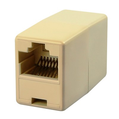 INSTEN RJ45 Ethernet Connector Adapter, Light Beige