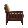 iNSPIRE Q 34"H Polyurethane Foam & Poplar Wood Accent Chair in Rust Brown - 4 of 4