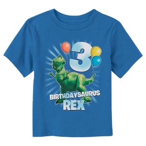 Toddler's Toy Story Birthdaysaurus Rex 3 T-Shirt - 1 of 3