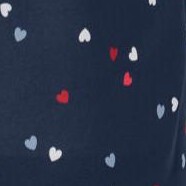 navy hearts