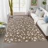 Washable Area Rug - Non-Slip Low Pile Indoor Carpet, No-Shedding Stain-Resistant Accent Rug for Living Room, Bedroom, Dining Room Office Decor - 2 of 4