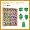 Unique Bargains Glass Decorative Hanging Tree Ornament Balls 1"-1.5" 50 Pcs - 3 of 4