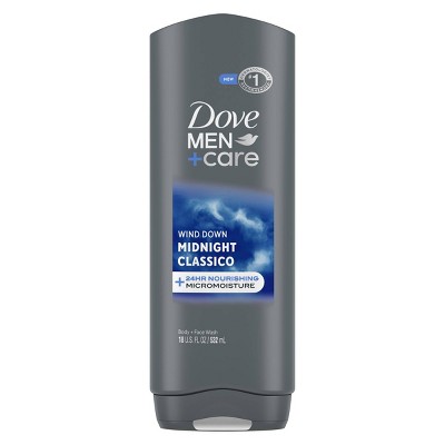 Dove Men+Care Midnight Classico Body + Face Wash - Cedar & Vanilla - 18 fl oz