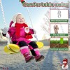 BABYYER Swing Set, Heavy-Duty A-Frame Metal Outdoor Swing Stand with 1 Saucer and 1 Belt Seat Backyard Playground Equipment for Kids & Adults - 2 of 4