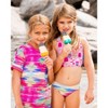 Deux par Deux Girl Printed Two-Piece Swimsuit Multicolored - 5-6 Years - 2 of 4