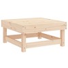 vidaXL Patio Footstool Solid Wood Pine - 2 of 4