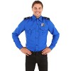 HalloweenCostumes.com Men's TSA Agent Blue Long Sleeved Costume Shirt - 2 of 4