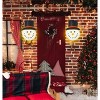 KOVOT Set of 2 Snowman Porch Light Covers | Weatherproof Outdoor Holiday Decor | 9" W x 12" H | Easily Fits Most Light Fixtures for Instant Festivity - 2 of 4