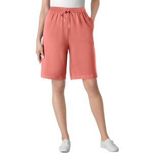 Woman Within Sport Knit Short - 1 of 4