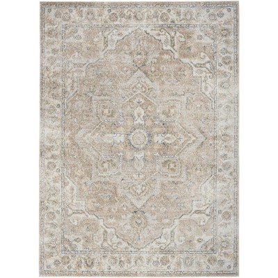 Nourison Washable Astra Vintage Medallion Indoor Flatweave Area Rug