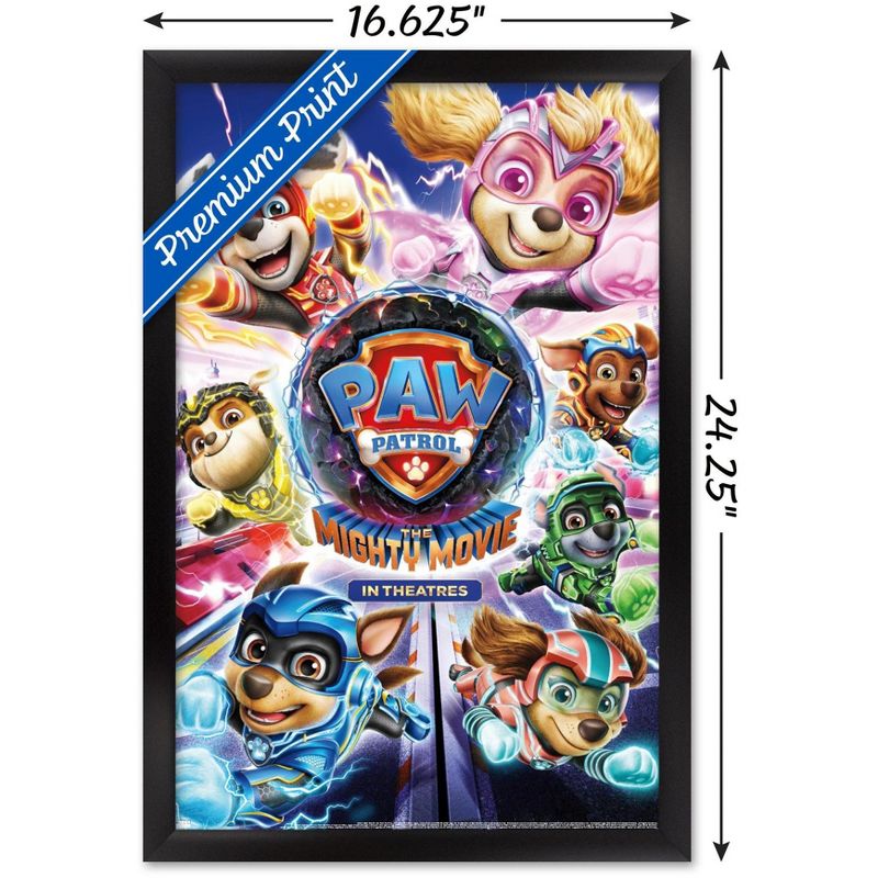 Trends International Paw Patrol: The Mighty Movie - One Sheet Framed Wall Poster Prints, 3 of 7