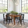 Emma and Oliver Wooden Dining Table with Turned Wooden Legs - 2 of 4