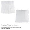 22-Inch Luxury Square Floor Plush Pillow – For Bedroom or Living Room by Hastings Home - 3 of 4