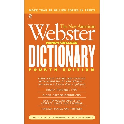 The New American Webster Handy College Dictionary - 4th Edition by  Philip D Morehead (Paperback)